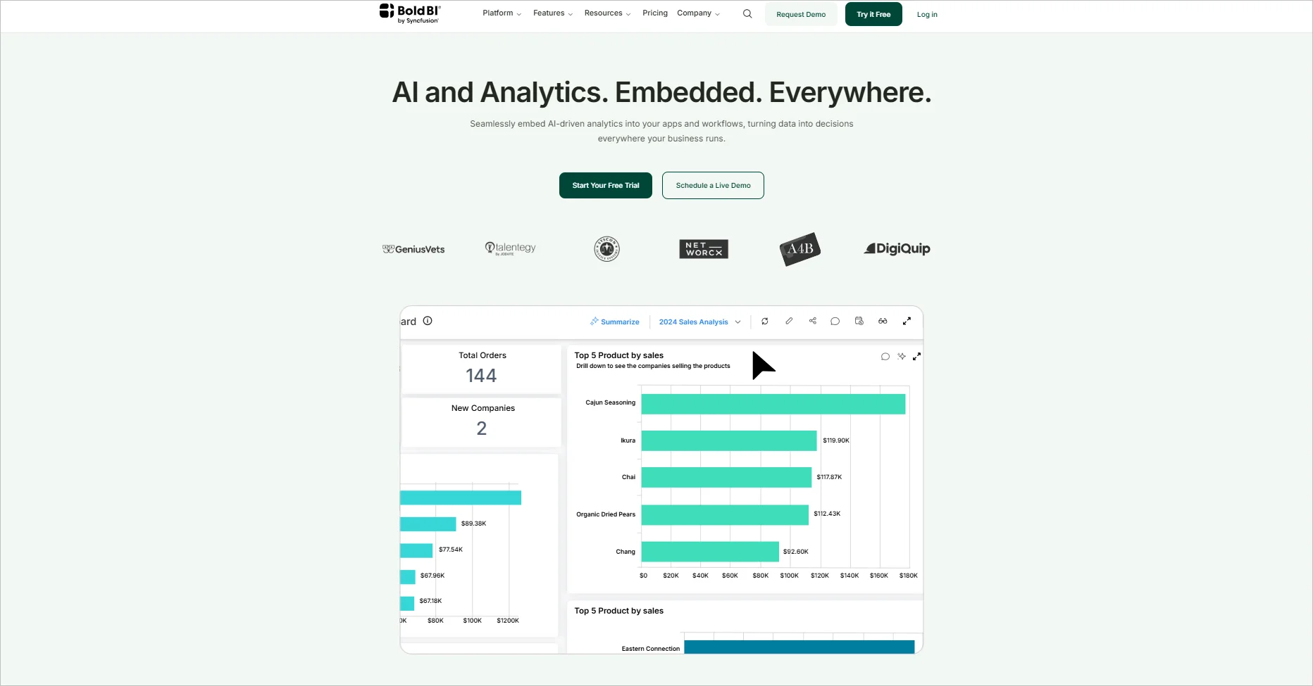 BoldBI Home Page